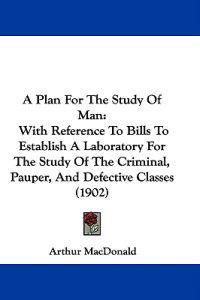 A Plan for the Study of Man