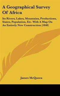 Bokomslag för "Geographical Survey Of Africa"