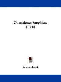 Quaestiones Sapphicae (1888)