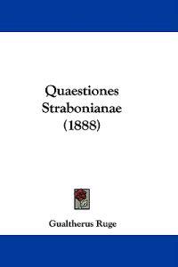 Quaestiones Strabonianae (1888)