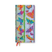 Hummingbirds & Flutterbyes (Playful Creations) Slim Verso 12-month Dayplanner 2024
