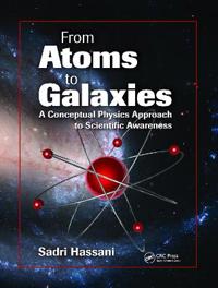 Kirjan kansi "From Atoms to Galaxies"