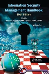 Kirjan kansi "Information Security Management Handbook, Volume 4"