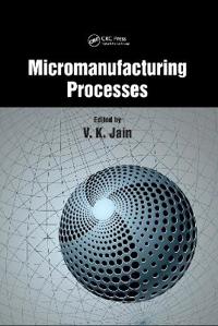 Kirjan kansi "Micromanufacturing Processes"