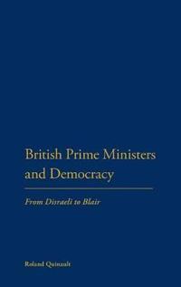 Kirjan kansi "British Prime Ministers and Democracy"
