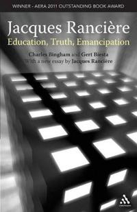 Kirjan kansi "Jacques Ranciere: Education, Truth, Emancipation"