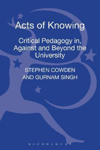 Kirjan kansi "Acts of Knowing"