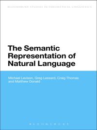 Bloomsbury Studies in Theoretical Linguistics