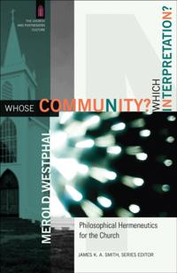 The Church and Postmodern Culture