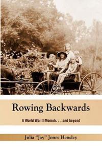 Kirjan kansi "Rowing Backwards"