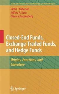 Kirjan kansi "Closed-End Funds, Exchange-Traded Funds, and Hedge Funds"