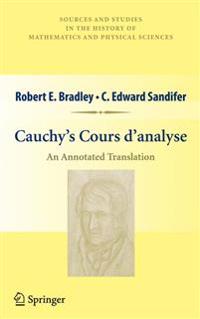 Bokomslag för "Cauchy’s Cours d’analyse"