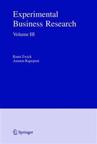Experimental Business Research