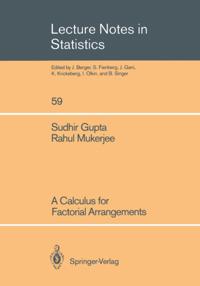 Lecture Notes in Statistics