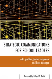 Kirjan kansi "Strategic Communications for School Leaders"