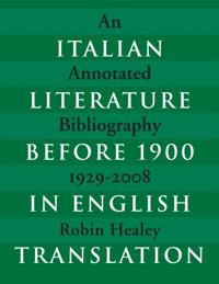 Italian Literature before 1900 in English Translation