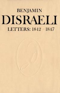 Letters of Benjamin Disraeli