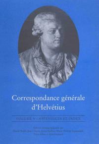 Correspondance générale d''Helvétius
