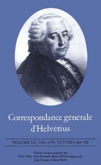 Correspondance générale d''Helvétius