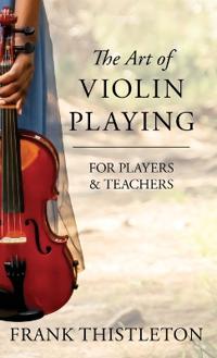 Kirjan kansi "The Art of Violin Playing for Players and Teachers"