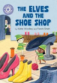 Kirjan kansi "Reading Champion: The Elves and the Shoe Shop"