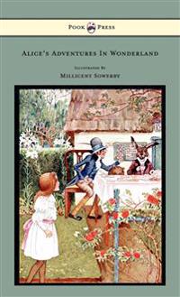 Bokomslag för "Alice's Adventures In Wonderland - With Illustrations In Black And White"