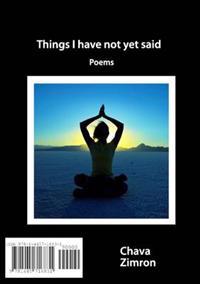 Things I Have Not Yet Said