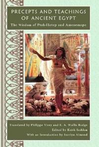 Bokomslag för "Precepts and Teachings of Ancient Egypt"