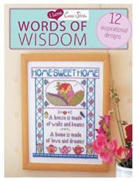 Kirjan kansi "I Love Cross Stitch - Words of Wisdom"