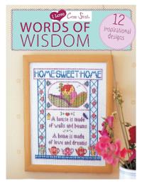 Kirjan kansi "I Love Cross Stitch - Words of Wisdom"