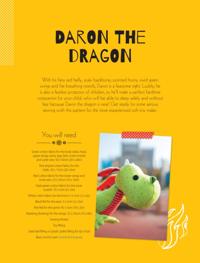 Daron the Dragon Toy Sewing Pattern
