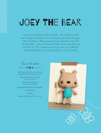Joey the Bear Toy Sewing Pattern
