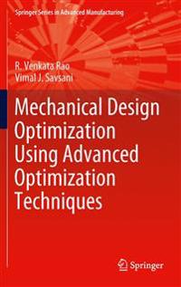 Kirjan kansi "Mechanical Design Optimization Using Advanced Optimization Techniques"