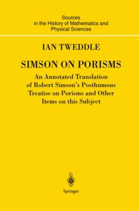 Sources and Studies in the History of Mathematics and Physical Sciences