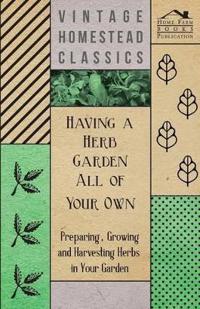 Having a Herb Garden All of Your Own