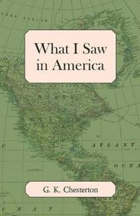 Bokomslag för "What I Saw in America"