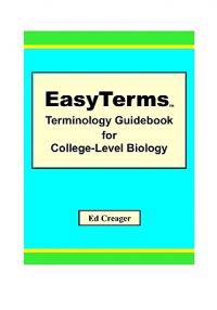 EasyTerms Terminology Guidebook for College-Level Biology