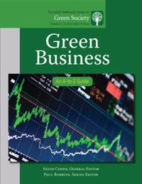 The SAGE Reference Series on Green Society: Toward a Sustainable Future-Series Editor: Paul Robbins