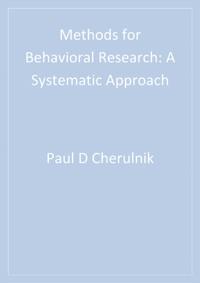 Methods for Behavioral Research