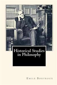 Kirjan kansi "Historical Studies in Philosophy"