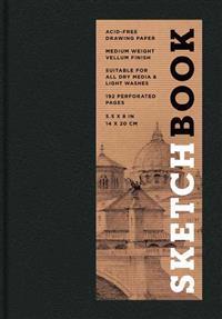 Sketchbook 5.5 x 8" Black Hardcover Mixed Media Sketchbook for Drawing