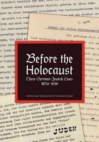 Bokomslag for "Before the Holocaust"