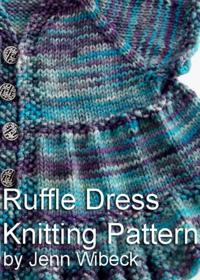 Ruffle Dress Baby Knitting Pattern