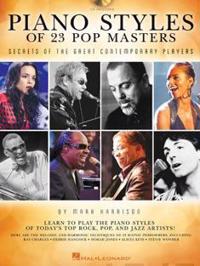 Piano Styles Of 23  Pop Masters (+cd)