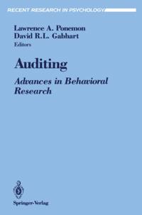 Recent Research in Psychology