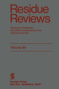 Reviews of Environmental Contamination and Toxicology