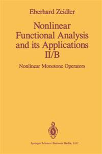 Nonlinear Functional Analysis and its Applications