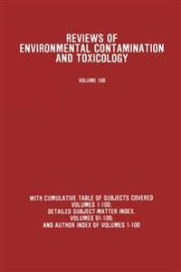 Reviews of Environmental Contamination and Toxicology