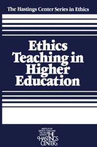 The Hastings Center Series in Ethics