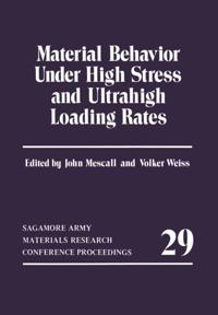 Sagamore Army Materials Research Conference Proceedings